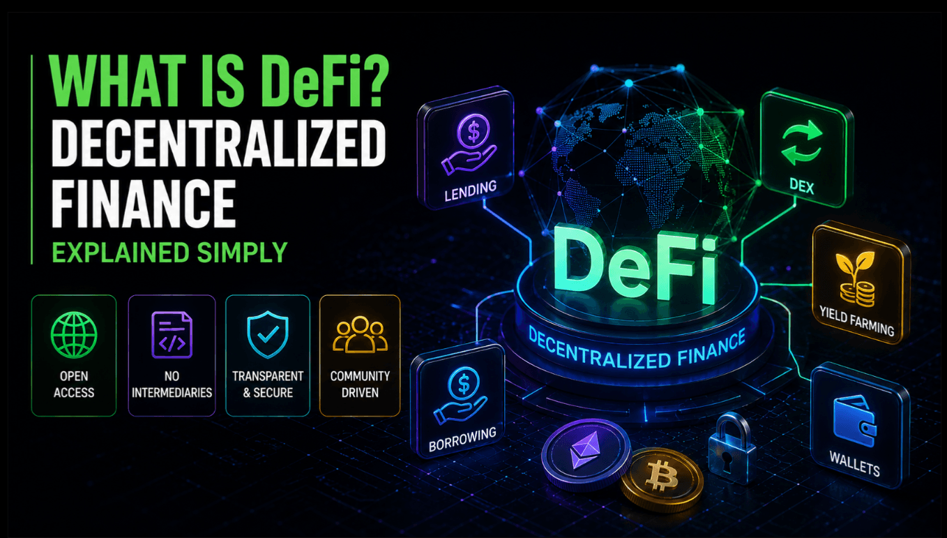 What Is DeFi? Decentralized Finance Explained Simply
