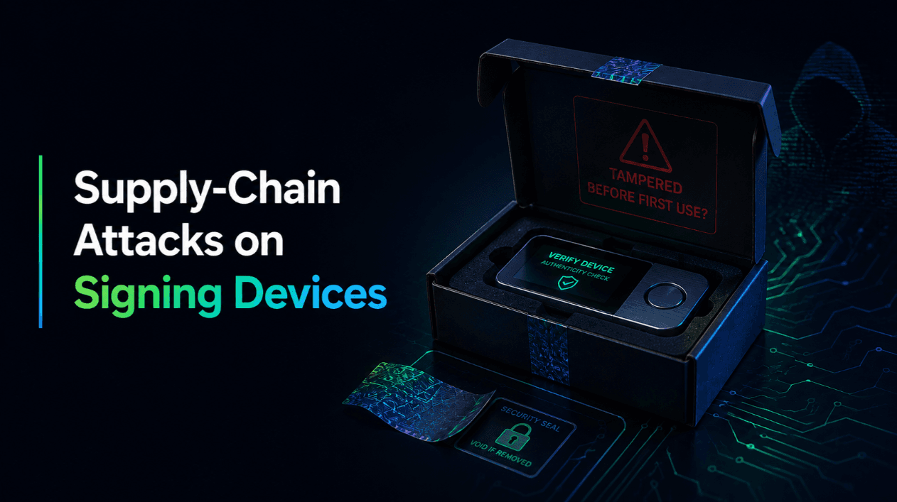 Supply-Chain Attacks on Signing Devices