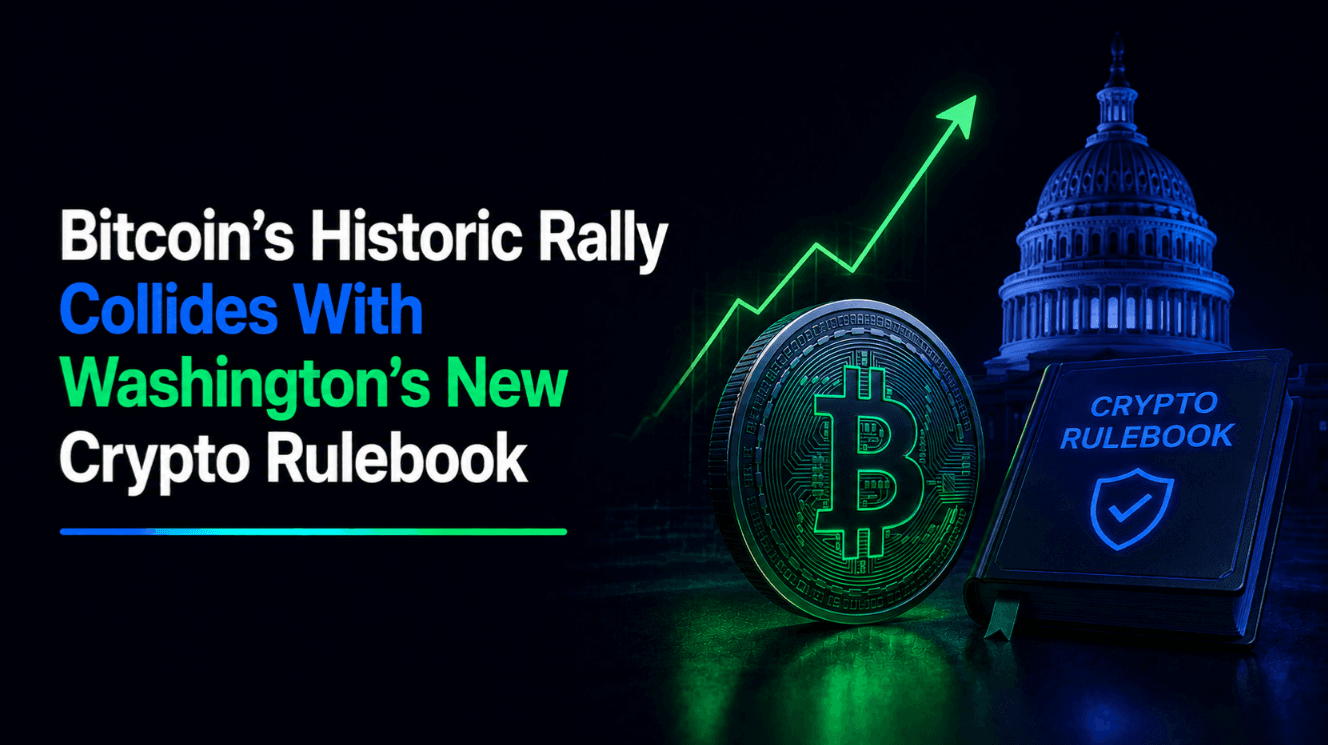 Bitcoin's Historic Rally Collides With Washington's New Crypto Rulebook