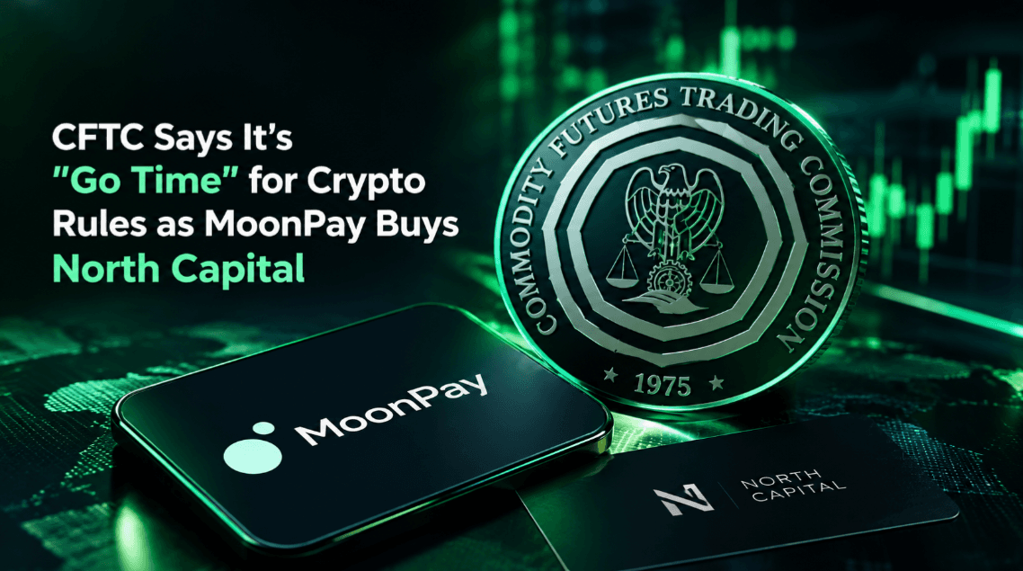 CFTC Says It's "Go Time" for Crypto Rules as MoonPay Buys North Capital