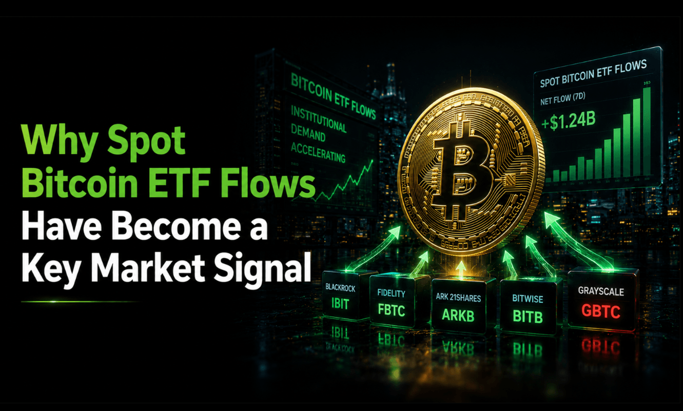 Why Spot Bitcoin ETF Flows Have Become a Key Market Signal