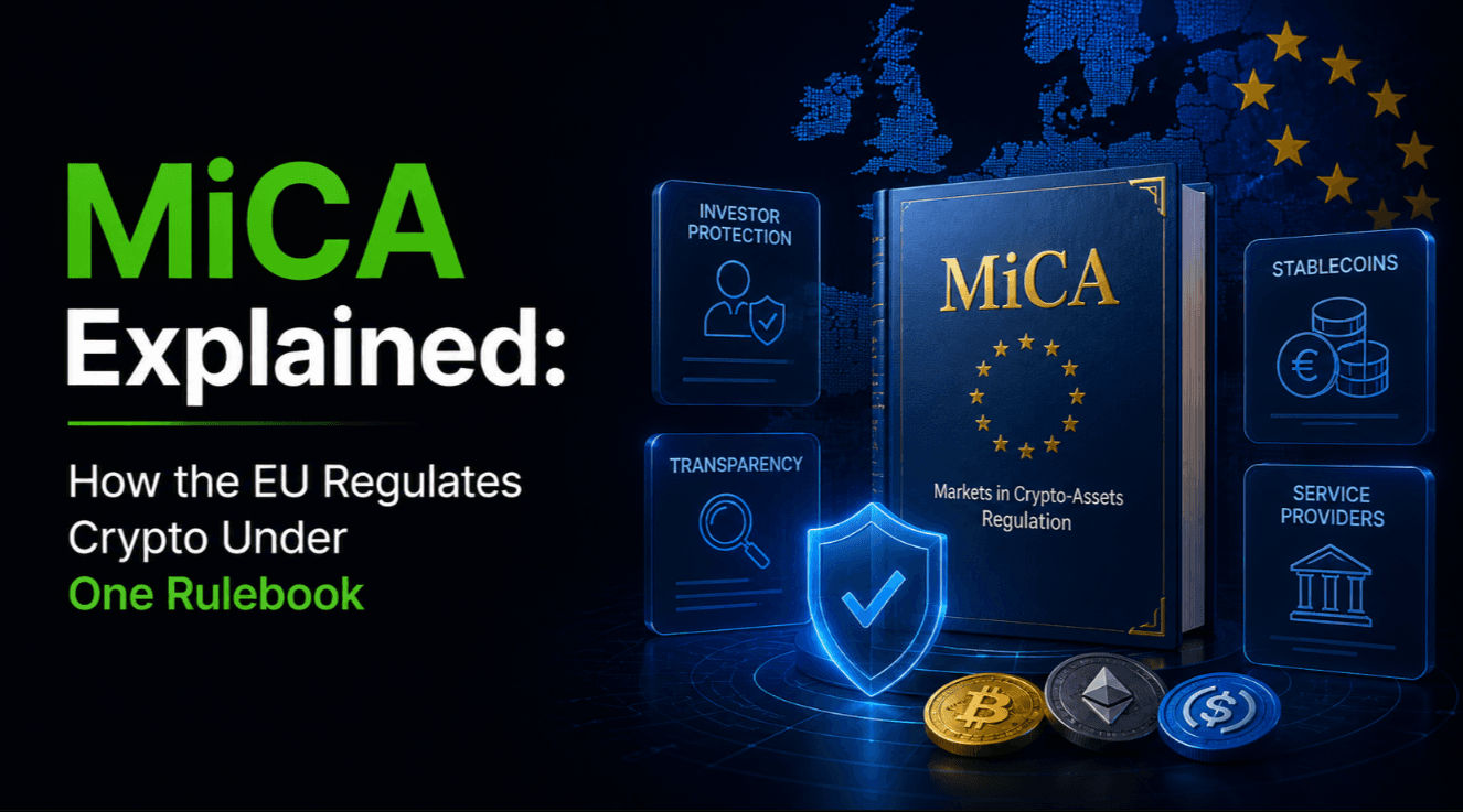 MiCA Explained: How the EU Regulates Crypto Under One Rulebook