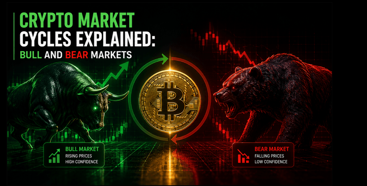 Crypto Market Cycles Explained: Bull and Bear Markets
