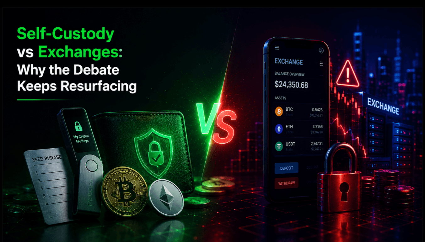Self-Custody vs Exchanges: Why the Debate Keeps Resurfacing