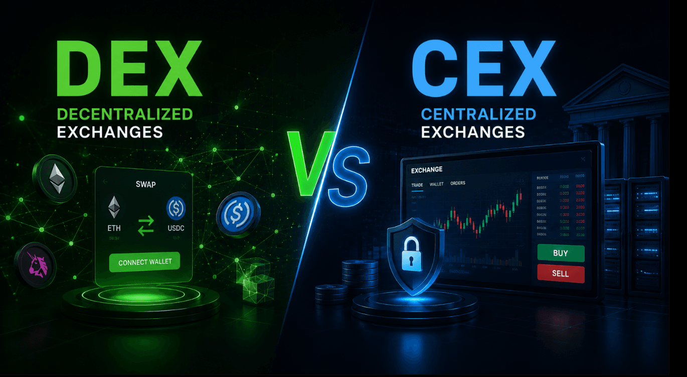 DEX vs CEX: Decentralized vs Centralized Exchanges